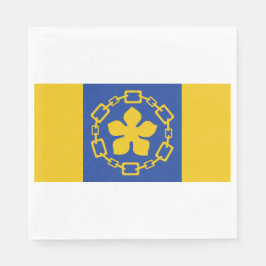 Flagge von Hamilton (Ontario, Kanada) Serviette