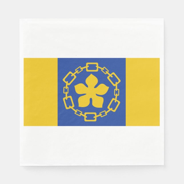 Flagge von Hamilton (Ontario, Kanada) Serviette (Vorderseite)