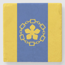 Flagge von Hamilton (Ontario, Kanada) Steinuntersetzer