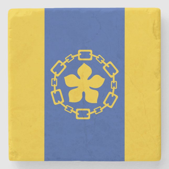 Flagge von Hamilton (Ontario, Kanada) Steinuntersetzer (Vorderseite)