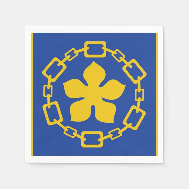 Flagge von Hamilton, Ontario Serviette (Vorderseite)