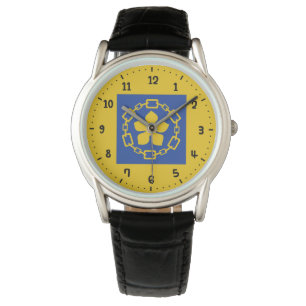Flagge von Hamilton, Ontario Watch Armbanduhr