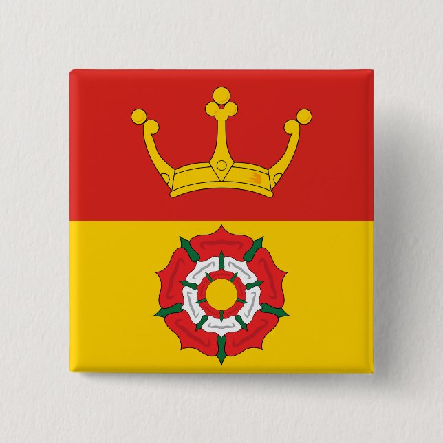 Flagge von Hampshire (Landkreis des Vereinigten Kö Button (Vorderseite)