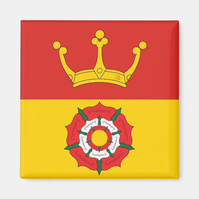 Flagge von Hampshire (Landkreis des Vereinigten Kö Magnet (Vorne)