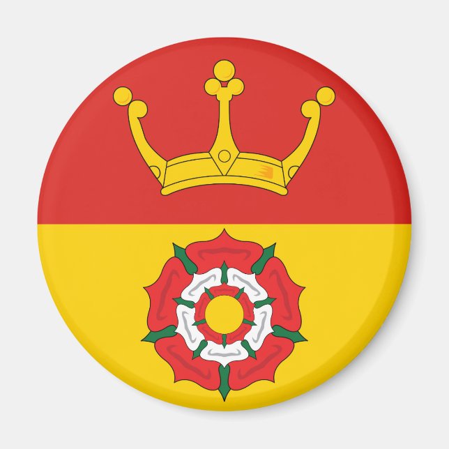 Flagge von Hampshire (Landkreis des Vereinigten Kö Magnet (Vorne)