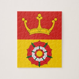 Flagge von Hampshire (Landkreis des Vereinigten Kö Puzzle