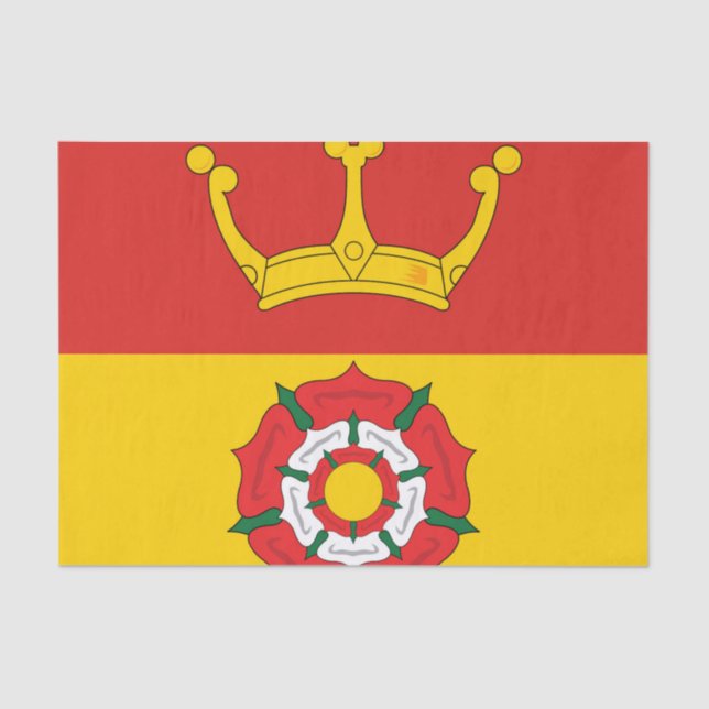 Flagge von Hampshire (Landkreis des Vereinigten Kö Seidenpapier (Vorderseite)
