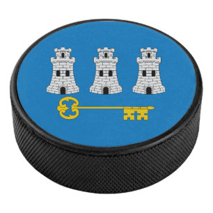 Flagge von Havanna, Kuba Hockey Puck