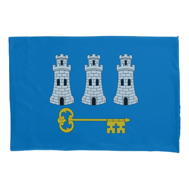Flagge von Havanna, Kuba-Pillowcase Kissenbezug (Vorderseite)
