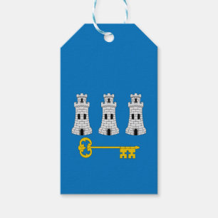 Flagge von Havanna, kubanische Gift-Tags Geschenkanhänger