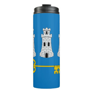 Flagge von Havanna, kubanische Thermal Tumbler Thermosbecher