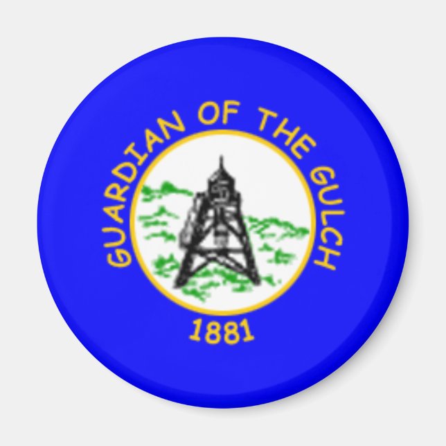 Flagge von Helena, Montana Magnet (Vorne)
