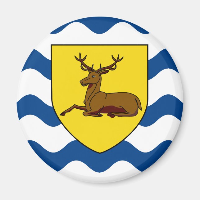 Flagge von Hertfordshire Magnet (Vorne)