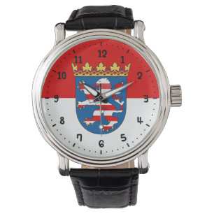 Flagge von Hesse Wrist Watch Armbanduhr