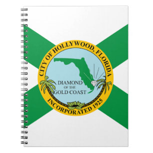 Flagge von Hollywood, Florida Notizblock