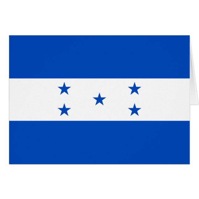 Flagge von Honduras (Vorderseite (Horizontal))