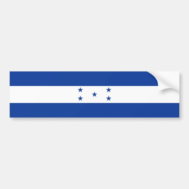 Flagge von Honduras Autoaufkleber (Vorne)