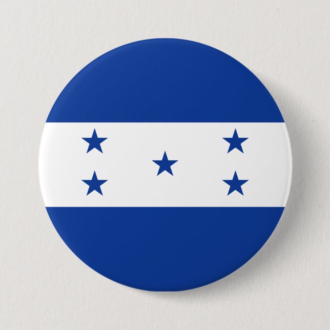 Flagge von Honduras Button (Vorderseite)