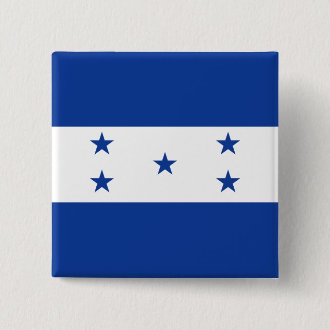 Flagge von Honduras Button (Vorderseite)