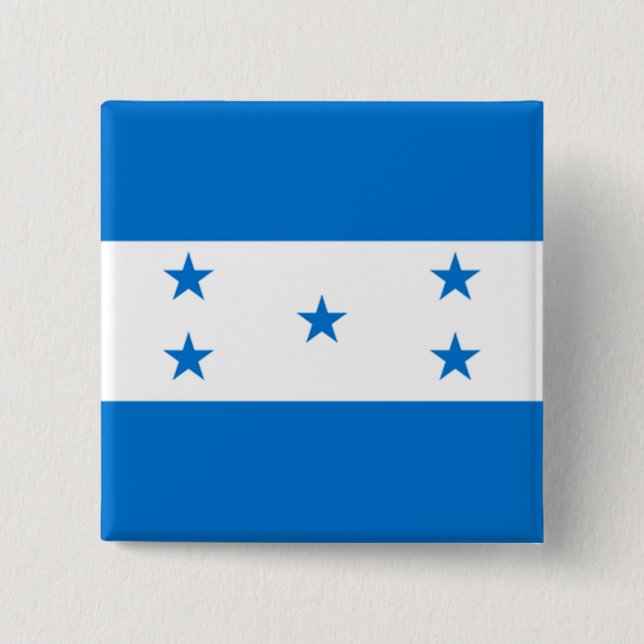 Flagge von Honduras Button (Vorderseite)