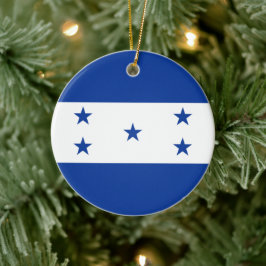 Flagge von Honduras Keramik Ornament