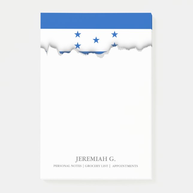 Flagge von Honduras Post-it Klebezettel (Vorderseite)