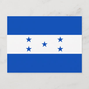 Flagge von Honduras Postkarte