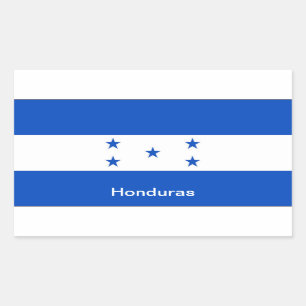 Flagge von Honduras Rechteckiger Aufkleber