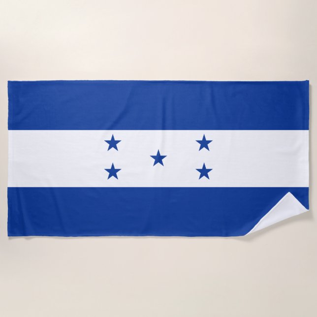 Flagge von Honduras Strandtuch (Vorderseite)
