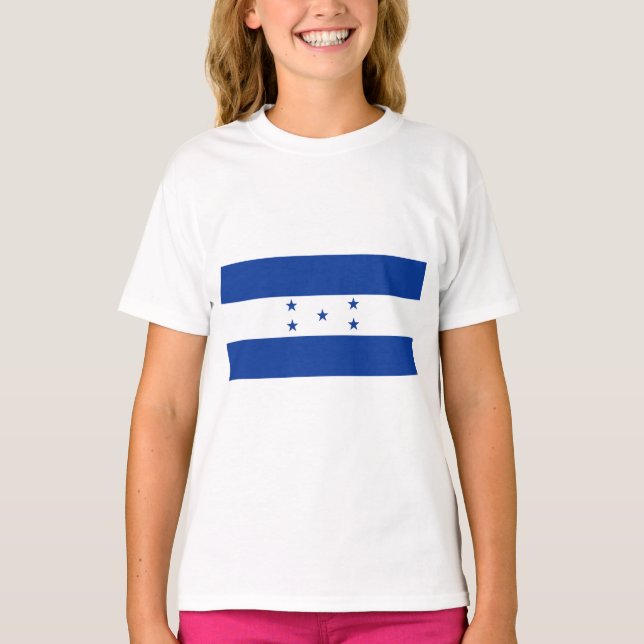 Flagge von Honduras T-Shirt (Vorderseite)