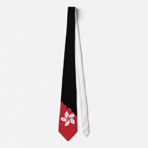 Flagge von Hong Kong Krawatte