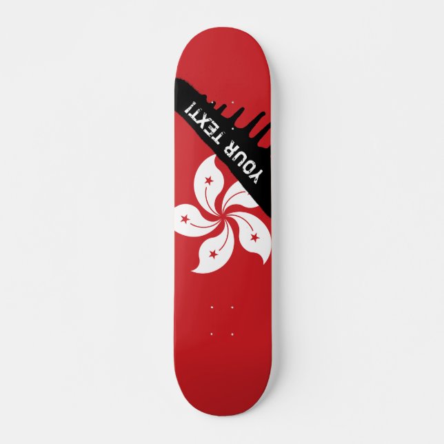 Flagge von Hong Kong Skateboard (Vorne)