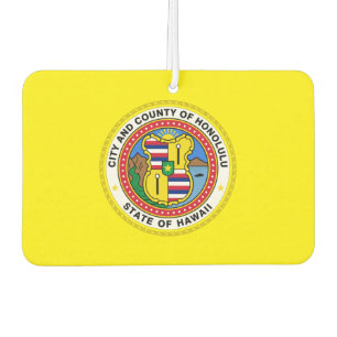 Flagge von Honolulu Autolufterfrischer