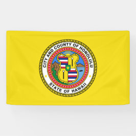 Flagge von Honolulu (Hawaii) Banner