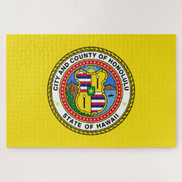 Flagge von Honolulu (Hawaii) Puzzle
