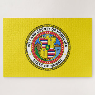 Flagge von Honolulu (Hawaii) Puzzle