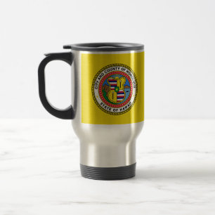 Flagge von Honolulu, Hawaii Travel Mug Reisebecher