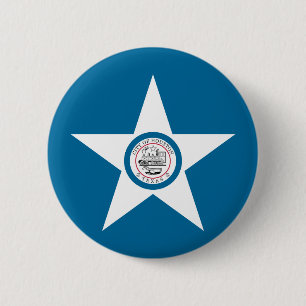 Flagge von Houston, Texas Button