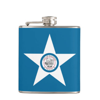 Flagge von Houston, Texas Hip Flask Flachmann