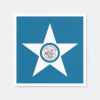 Flagge von Houston, Texas Napkins