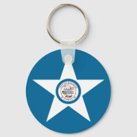 Flagge von Houston, Texas-Schlüsselanhänger