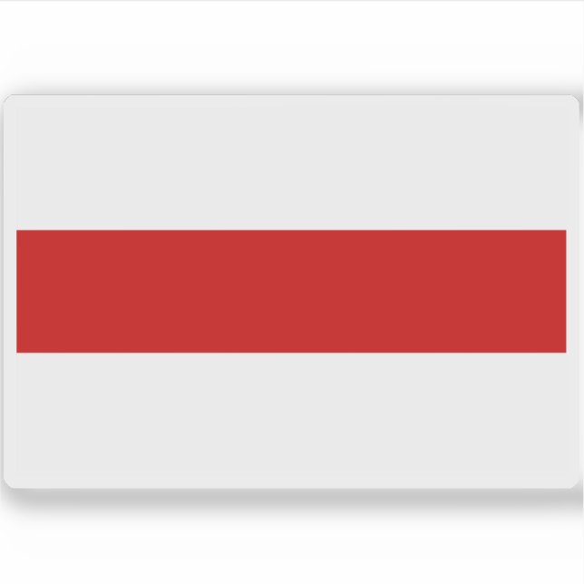 Flagge von Huahine Aufkleber (Vorderseite)