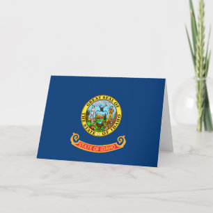 Flagge von Idaho Karte