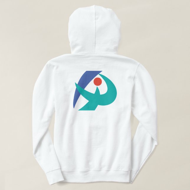 Flagge von Iga, Mie, Japan Hoodie (Design Rückseite)