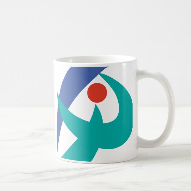 Flagge von Iga, Mie, Japan Kaffeetasse (Rechts)