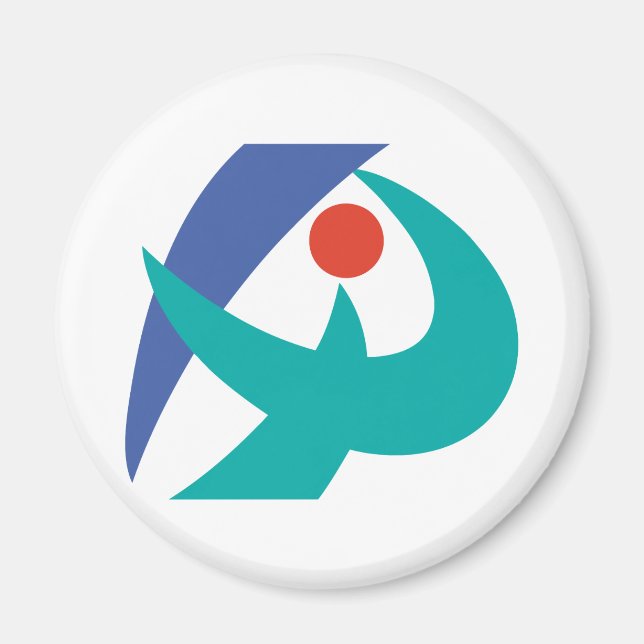 Flagge von Iga, Mie, Japan Magnet (Vorne)