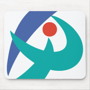 Flagge von Iga, Mie, Japan Mousepad