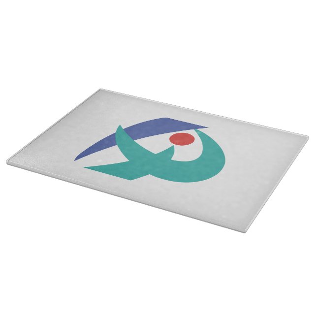 Flagge von Iga, Mie, Japan Schneidebrett (Ecke)