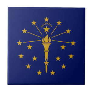 Flagge von Indiana Fliese