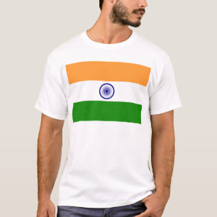 Flagge von Indien - तिरंगा - भार T-Shirt